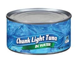 Кусок светлого тунца