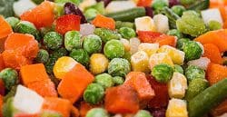 Frozen vegetables