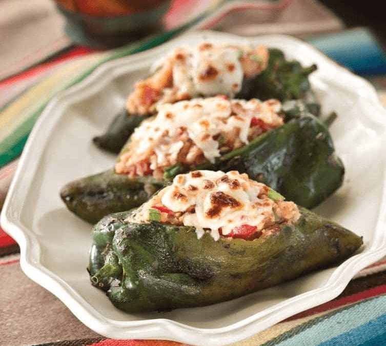 Chipotle Potato Stuffed Poblanos