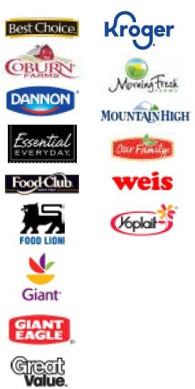 Yogurt Brands Available