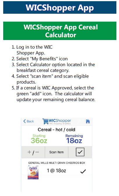 ky wic approved food list