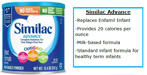 wic baby formula