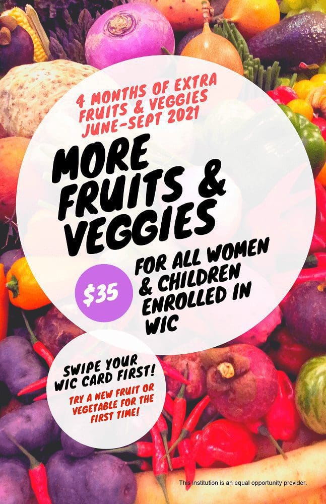 WIC Fruits and Vegetables