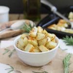 WIC Recipe Garlic Rosemary Roasted Potatoes