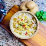 green chile Potato soup