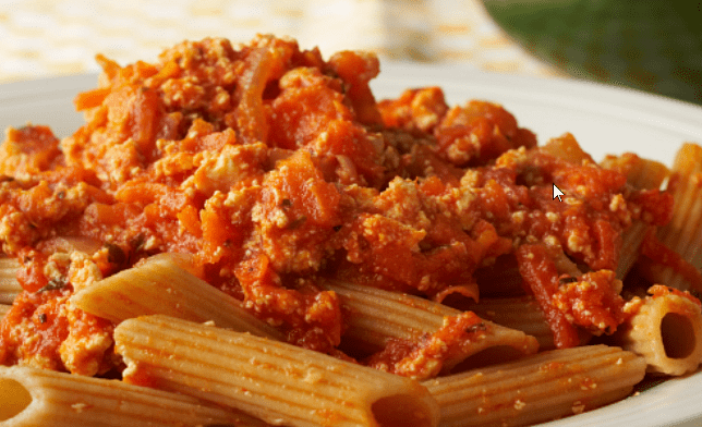 Receta de WIC Pasta abundante con vegetales