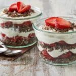 Frosted Mini Wheats Chocolate Strawberry Yogurt Parfai