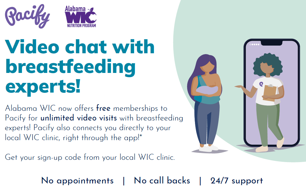 AL WIC Pacify enrollment