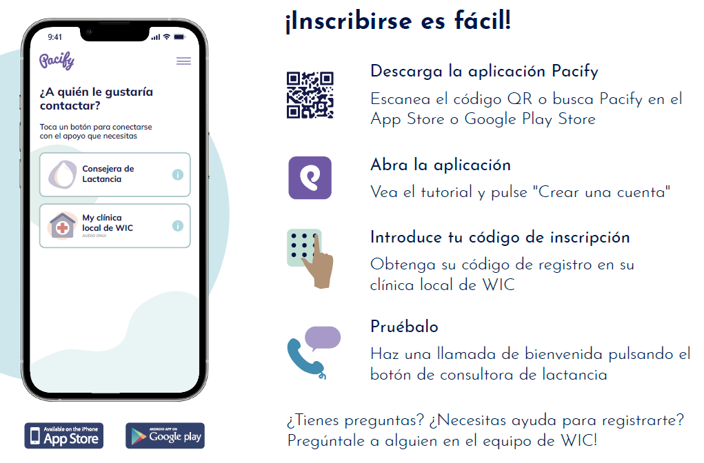 AL WIC Pacify enrollment
