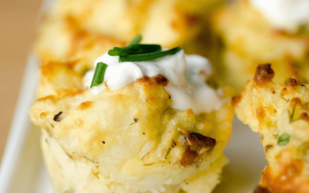 Cheesy Mashed Potato Puffs