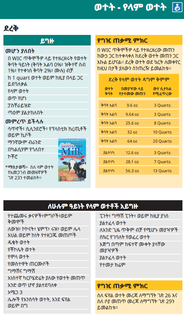 WA WIC Amharic