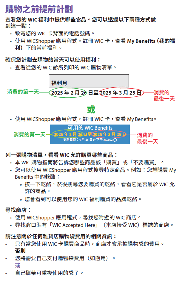 WA WIC Chinese