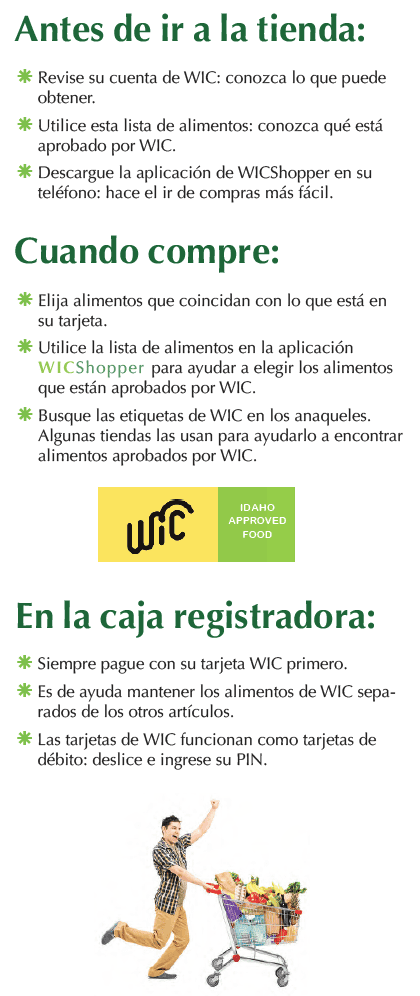 ID WIC Consejos de compras