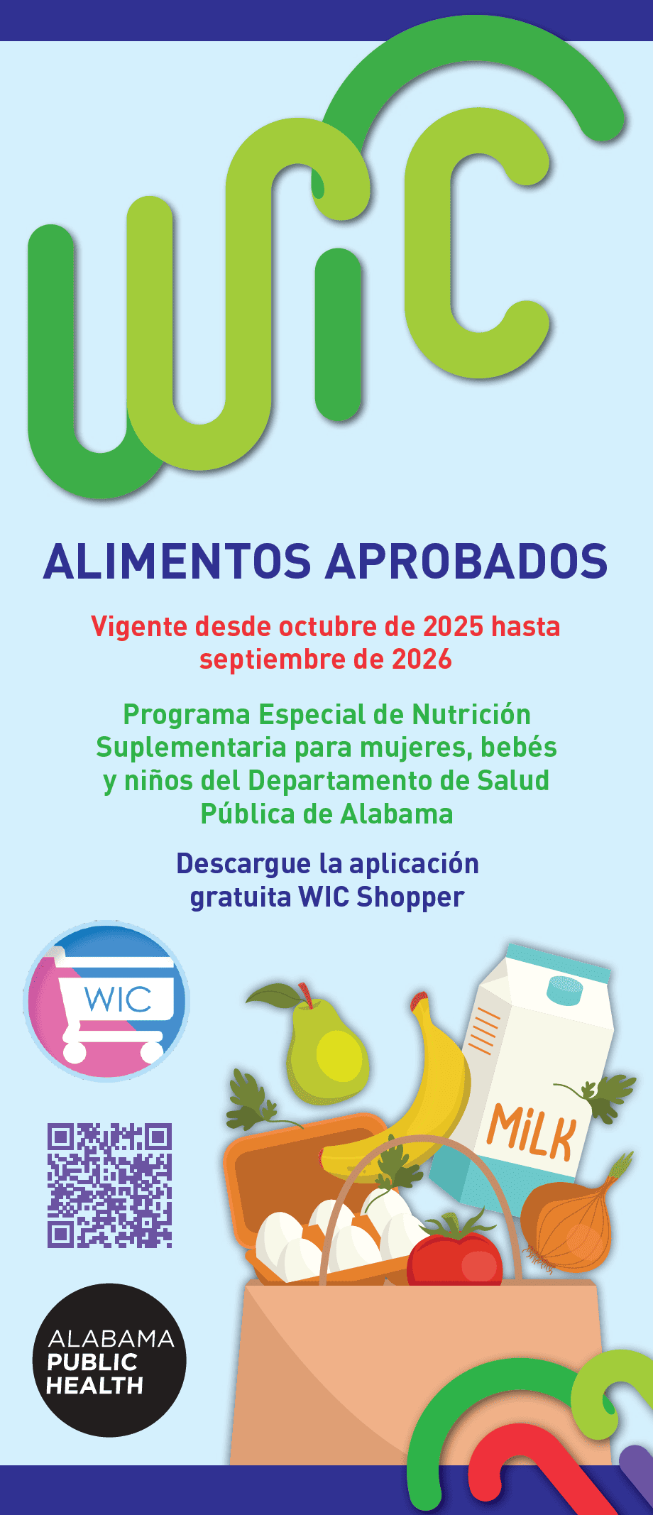 Imagen de encabezado de AL WIC AFL en español