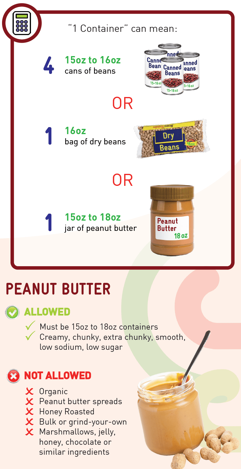 AK WIC Beans, Peanut Butter image