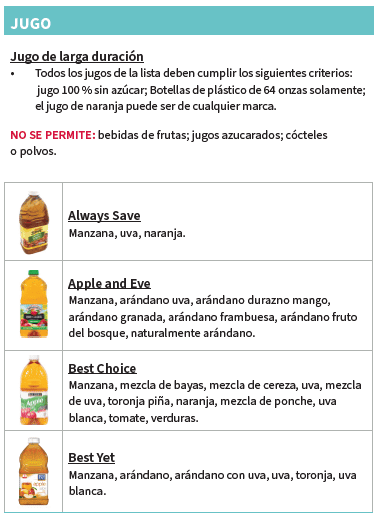 OH WIC JUGO IMAGEN