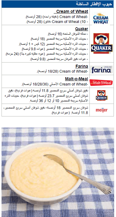 OH WIC رقائق الحبوب