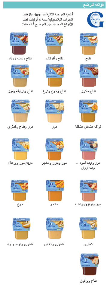 OH WIC أغذية الأطفال