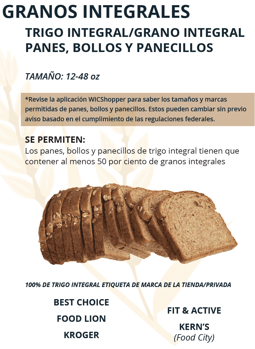 TN WIC GRANOS INTEGRALES 이미지