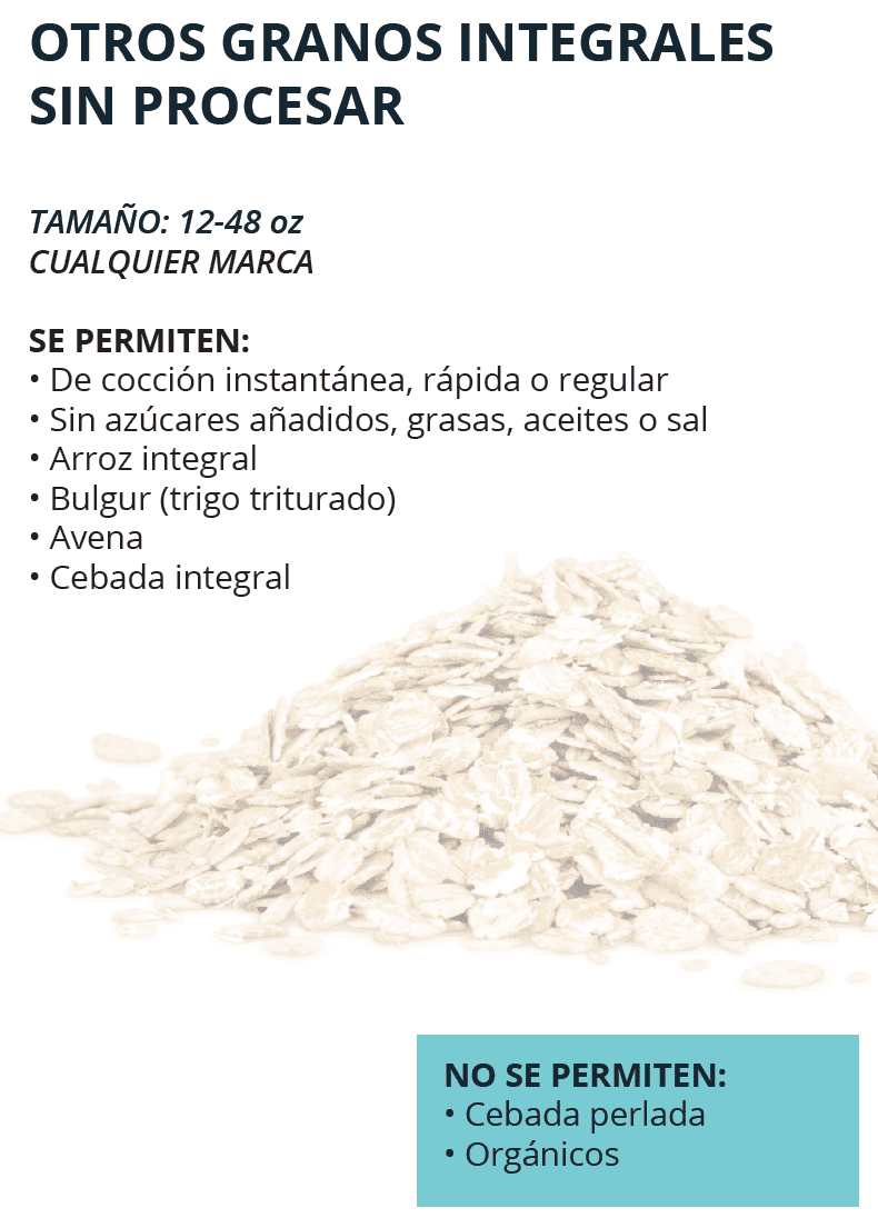 TN WIC GRANOS INTEGRALES 이미지