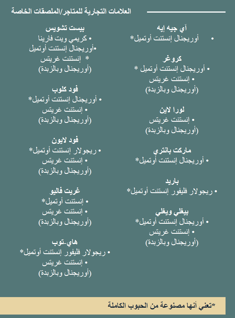 TN WIC حبوب الإفطار