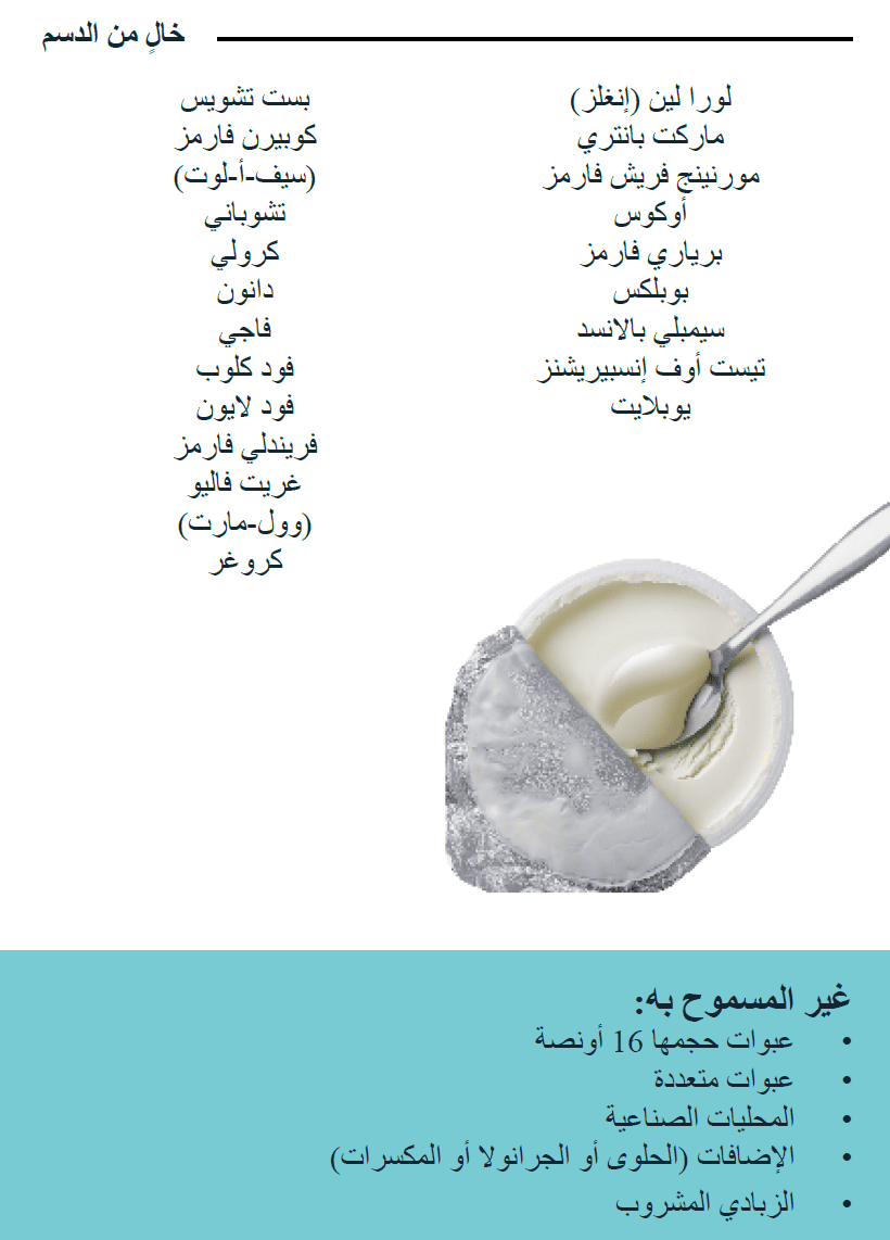 TN WIC الزبادي