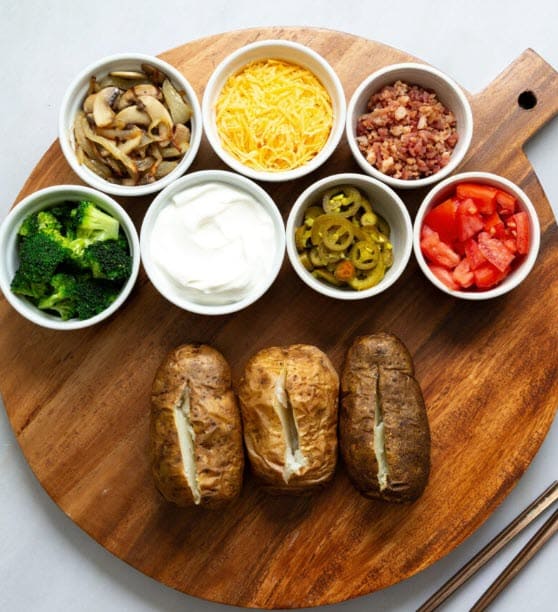 Baked Potato Bar for the Whole Family