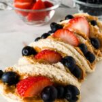 PB & Berry Tacos
