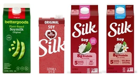 Types of soy milk