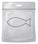 Fish in a pouch