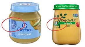 examples of jarred baby food
