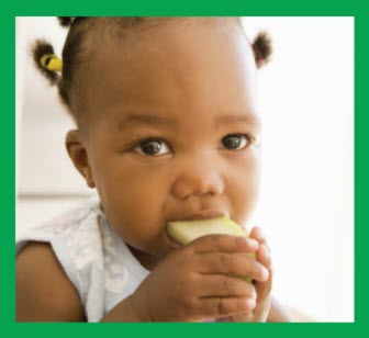 Child eating cheese