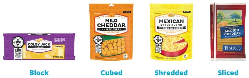 Types of cheese