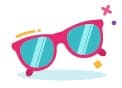 A pair of sunglasses