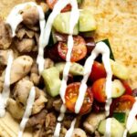Weeknight Mediterranean Chicken Pita on a plate