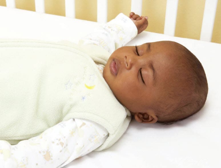 A sleeping baby