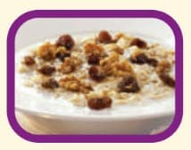No cook oatmeal in a bowl