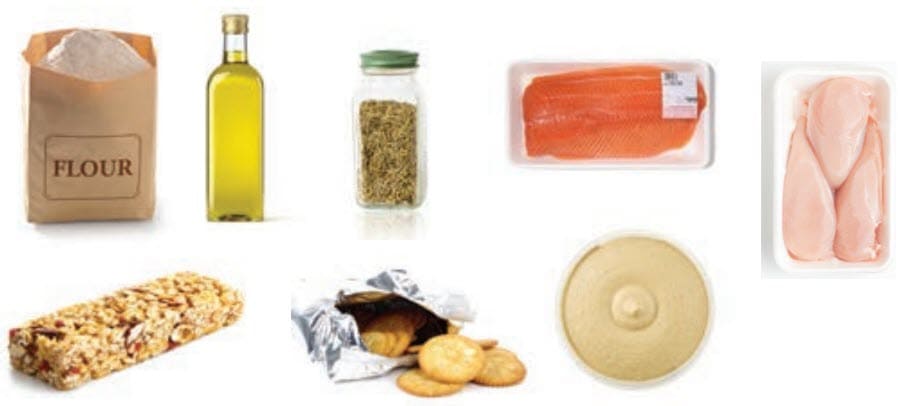A variety of examples of SNAP foods