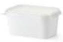Plastic containers like yogurt or butter tubs