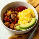 Potato Breakfast Bowl for Dinner in a bowl