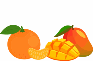 Mandarin and mango