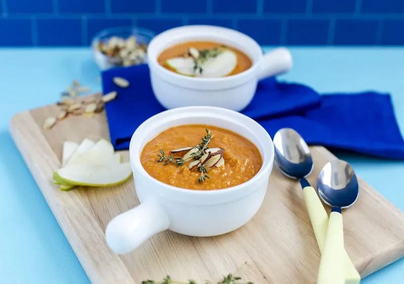 Creamy Butternut Squash and Apple Soup