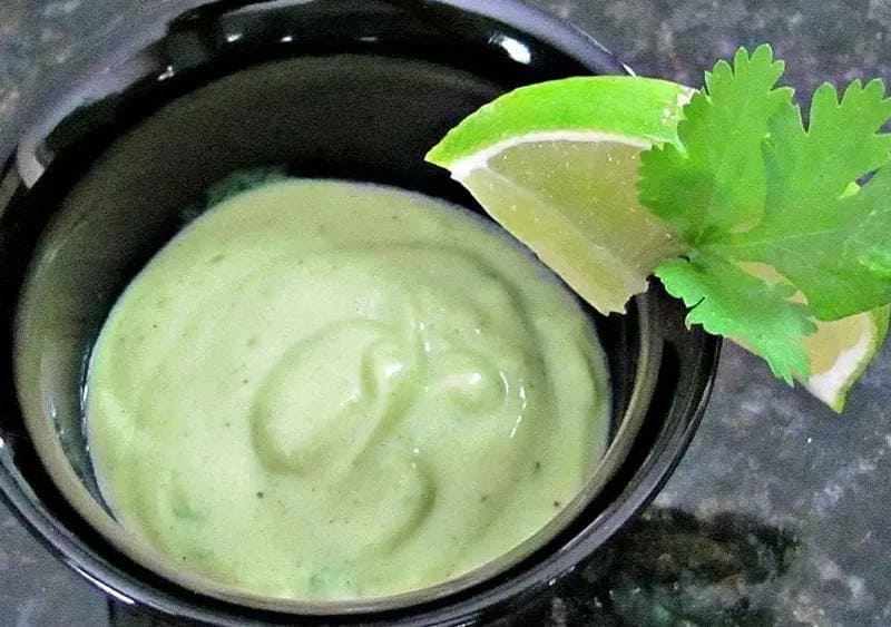 Creamy Vegan Avocado Salad Dressing
