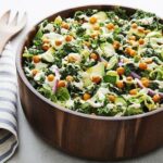 Kale power salad in a bowl
