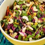 Chopped Cashew Salad in a large bowl
