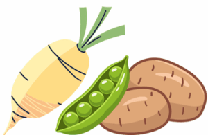 Parsnip, pease and potatoes